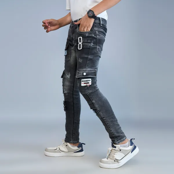 Black_Cotton_Blend_Slim_Fit_Jeans_For_Men_With_Diagonal_Pocket