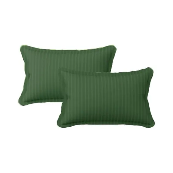 Green_Striped_Cotton_Feel_Elastic_Fitted_Double_Bedsheet_With_2_Pillow_Covers_For_King_Size_Bed_Thick_Mattress_Perfect_Hotels