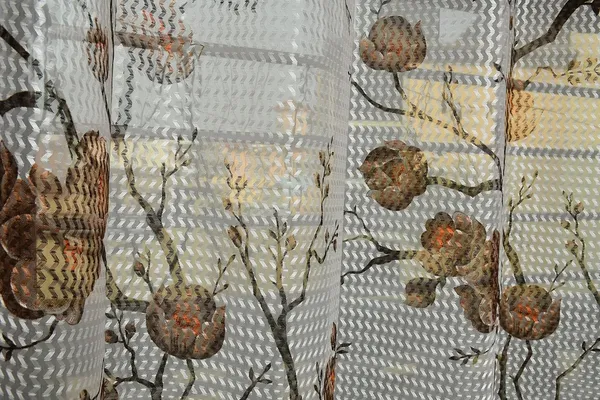 Set_Of_2_Coffee_Tissue_Net_Fabric_Floral_Curtains_Flower_Print_Curtains_For_Living_Room_Bedroom_Offices