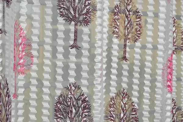 Set_Of_2_Wine_Tissue_Net_Floral_Curtains_|_For_Living_Room_Bedroom_Offices