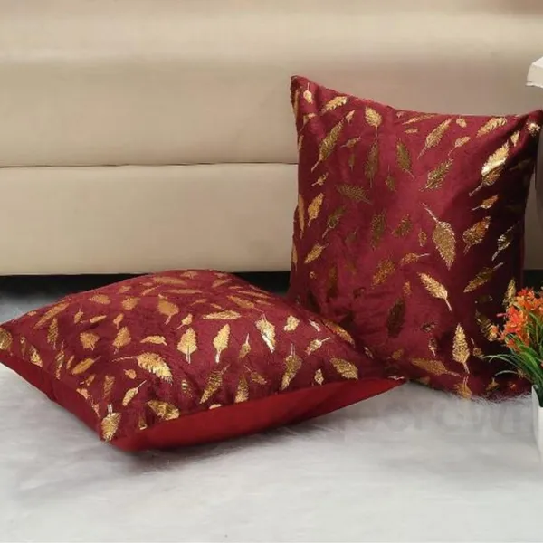 Set_Of_2_Red_Velvet_Cushion_Covers_Feather_Print_Soft_Faux_Fur_Decorative_Throw_Pillow_Covers_For_Sofa_Couch_Bed_Living_Room