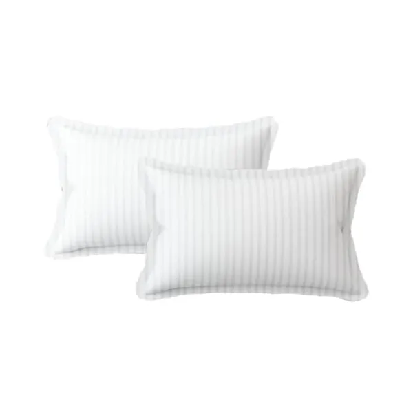 White_Striped_Cotton_Feel_Elastic_Fitted_Double_Bedsheet_With_2_Pillow_Covers_For_King_Size_Bed_Thick_Mattress_Perfect_Hotels