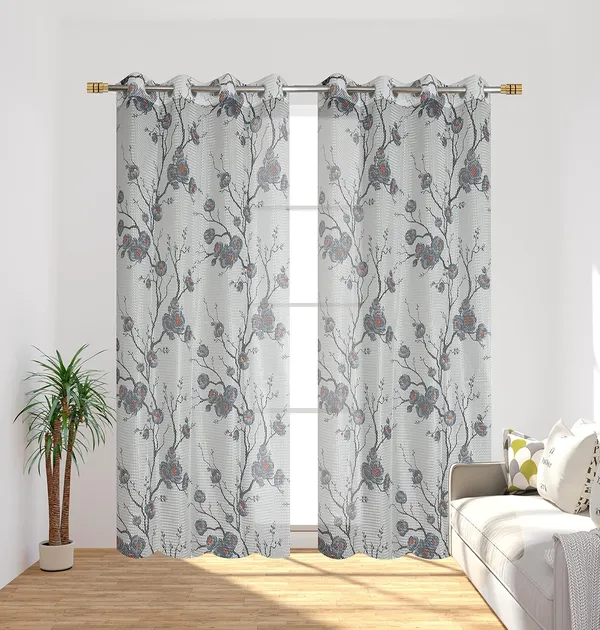 Set_Of_2_Grey_Tissue_Net_Fabric_Floral_Curtains_Flower_Print_Curtains_For_Living_Room_Bedroom_Offices