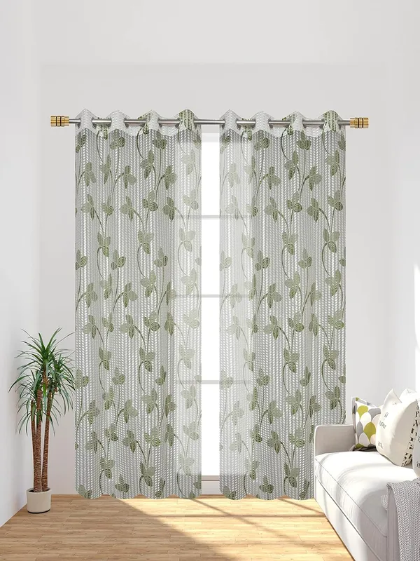 Set_Of_2_Green_Tissue_Net_Fabric_Floral_Curtains_Flower_Print_Curtains_For_Living_Room_Bedroom_Offices