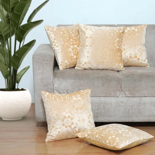 Set_Of_5_Beige_Velvet_Cushion_Covers_|_Floral_Covers_For_Sofa_&_Couch