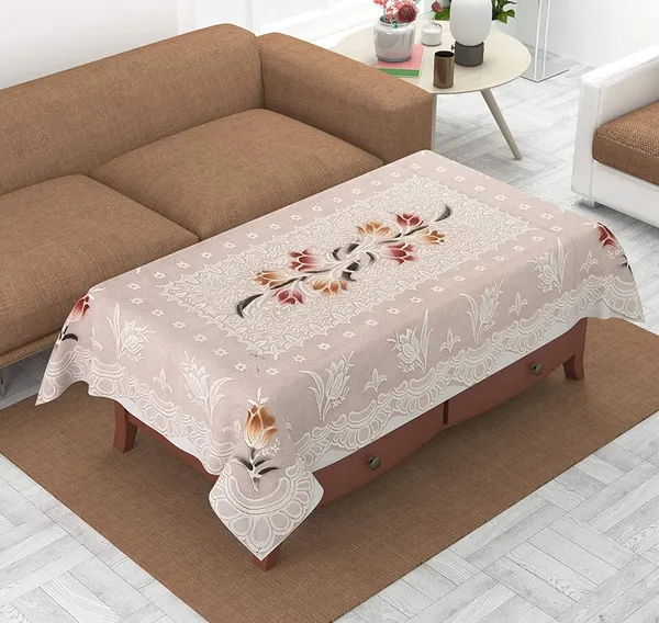 Brown_Cotton_Net_Table_Cover_|_Floral_Print_4_Seater_Centre_Rectangular