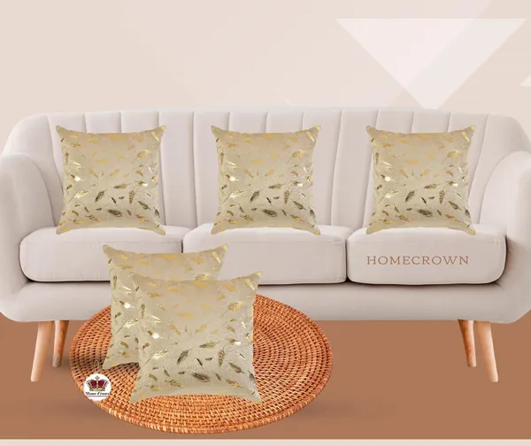 Set_Of_5_Beige_Soft_Velvet_Fabric_Feather_Print_Decorative_Faux_Fur_Cushion_Covers_For_Couch_Sofa_Bed