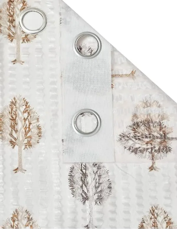 Set_Of_2_Brown_Tissue_Net_Floral_Curtains_|_For_Living_Room_Bedroom_Offices
