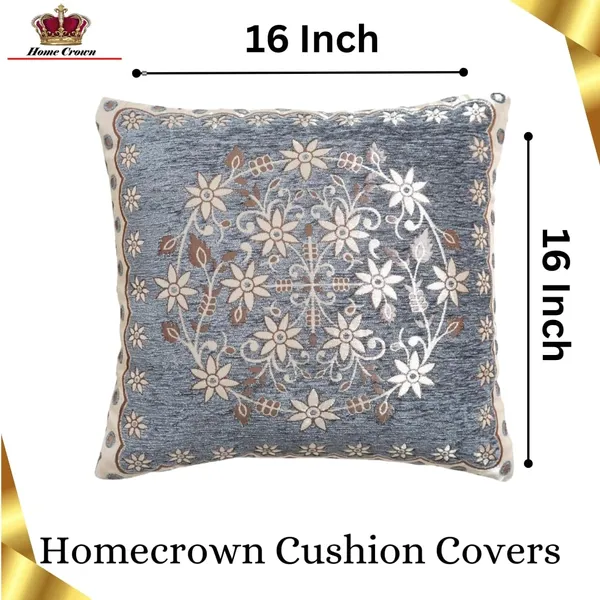 Set_Of_5_Grey_Velvet_Cushion_Covers_Floral_Decorative_Throw_Pillow_Covers_For_Sofa_Couch_Bed_And_Living_Room