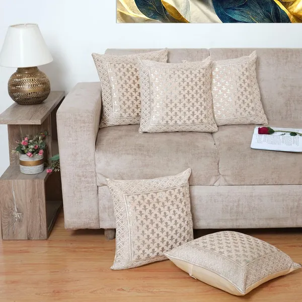 Set_Of_5_Grey_Velvet_Cushion_Covers_Ethnic_Floral_Jaal_Decorative_Pillow_Covers_For_Sofa_Couch_Bed_And_Living_Room