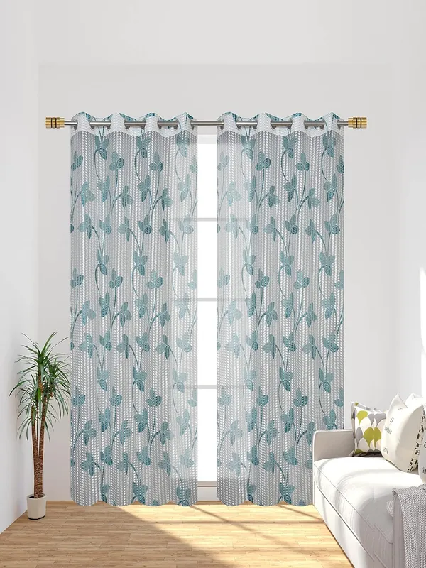 Set_Of_2_Aqua_Tissue_Net_Fabric_Floral_Curtains_Flower_Print_Curtains_For_Living_Room_Bedroom_Offices