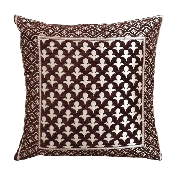 Set_Of_5_Brown_Velvet_Cushion_Covers_Ethnic_Floral_Jaal_Decorative_Pillow_Covers_For_Sofa_Couch_Bed_And_Living_Room