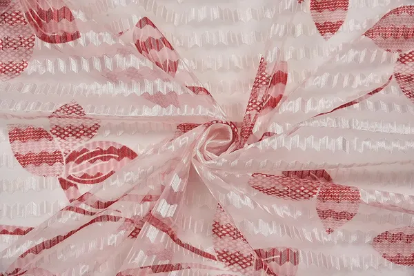 Set_Of_2_Maroon_Tissue_Net_Fabric_Floral_Curtains_Flower_Print_Curtains_For_Living_Room_Bedroom_Offices
