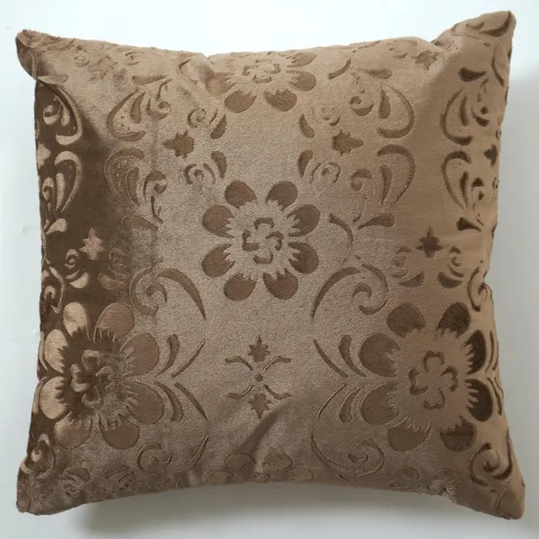 Set_Of_5_Brown_Velvet_Floral_Cushion_Covers_Decorative_Throw_Pillow_Covers_For_Sofa_Couch_Bed_And_Living_Room