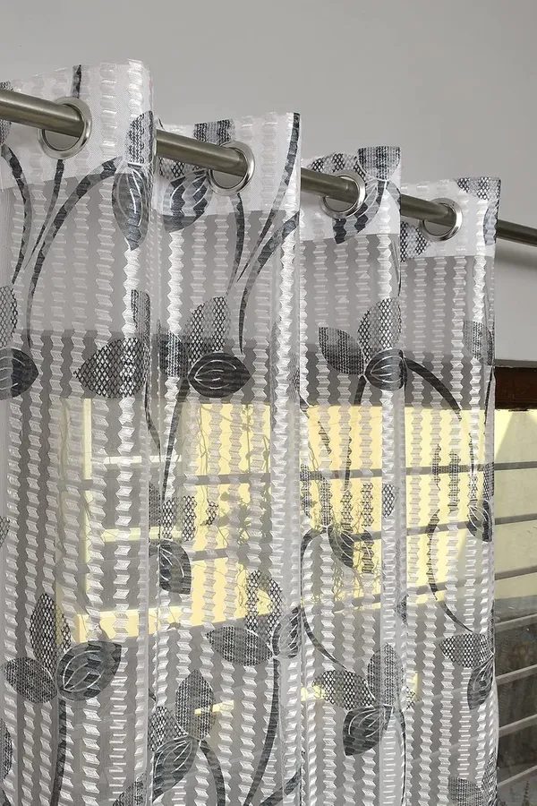 Set_Of_2_Grey_Tissue_Net_Floral_Curtains_|_For_Living_Room_Bedroom_Offices