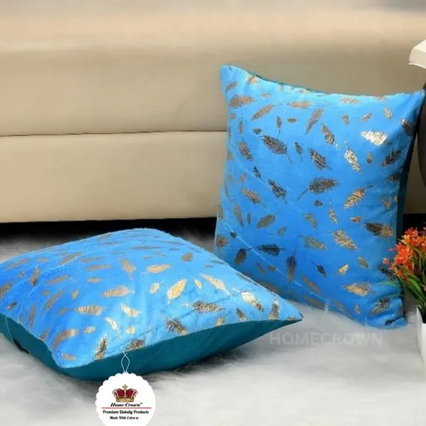 Set_Of_2_Sky_Velvet_Cushion_Covers_Feather_Print_Soft_Faux_Fur_Decorative_Throw_Pillow_Covers_For_Sofa_Couch_Bed_Living_Room