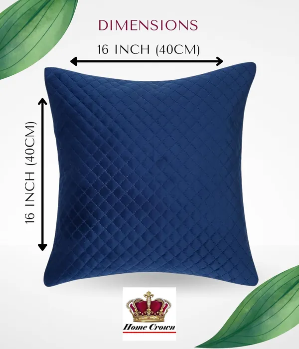 Set_Of_5_Blue_Quilted_Velvet_Cushion_Covers_|_For_Sofa_&_Couch