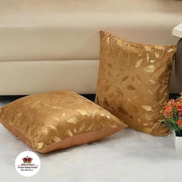 Set_Of_5_Golden__Velvet_Cushion_Covers_Feather_Print_Soft_Faux_Fur_Decorative_Throw_Pillow_Covers_For_Sofa_Couch_Bed_Living_Room