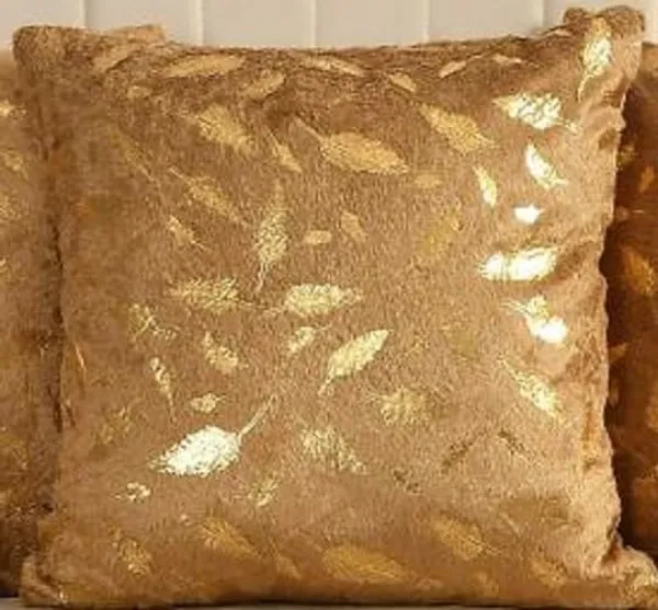 Set_Of_5_Golden__Velvet_Cushion_Covers_Feather_Print_Soft_Faux_Fur_Decorative_Throw_Pillow_Covers_For_Sofa_Couch_Bed_Living_Room