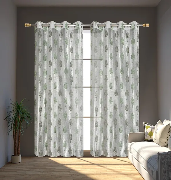 Set_Of_2_Green_Tissue_Net_Fabric_Floral_Curtains_Flower_Print_Curtains_For_Living_Room_Bedroom_Offices