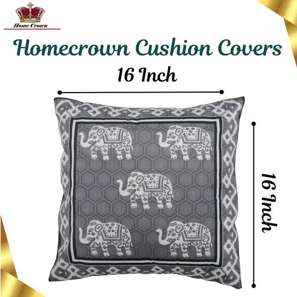 Set_Of_5_Grey_Velvet_Cushion_Covers_Elephant_Print_Decorative_Throw_Pillow_Covers_For_Sofa_Couch_Bed_And_Living_Room