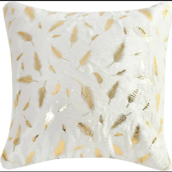 Set_Of_3_White_Velvet_Cushion_Covers_|_Feather_Print_Soft_Faux_Fur_Cushion_Covers_|_For_Sofa_&_Couch