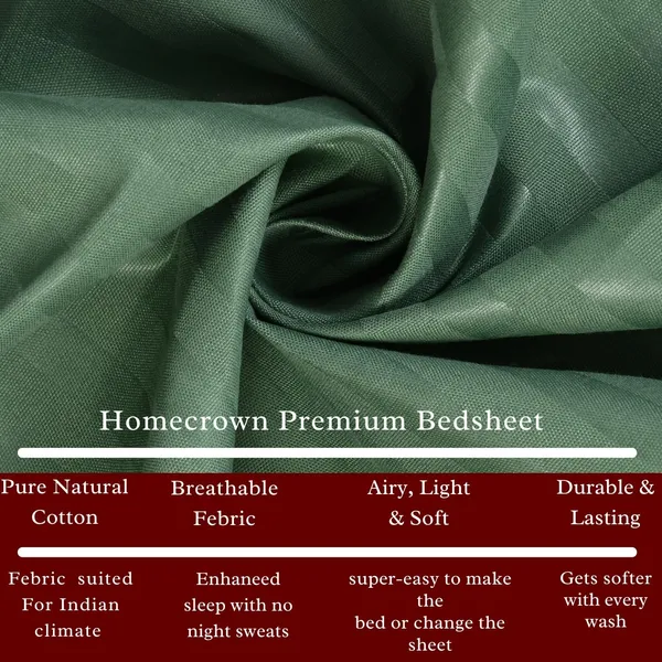 Green_Microfiber_Soft_Cotton_King_Size_Double_Bedsheet_Set_With_2_Pillow_Covers__Satin_Striped_Ideal_Hotels_And_Guest_Rooms