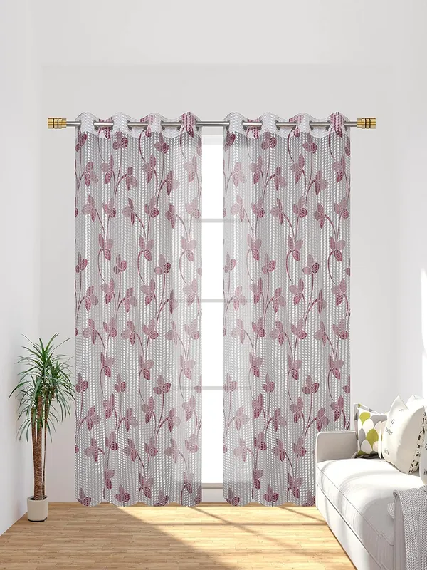 Set_Of_2_Wine_Tissue_Net_Fabric_Floral_Curtains_Flower_Print_Curtains_For_Living_Room_Bedroom_Offices