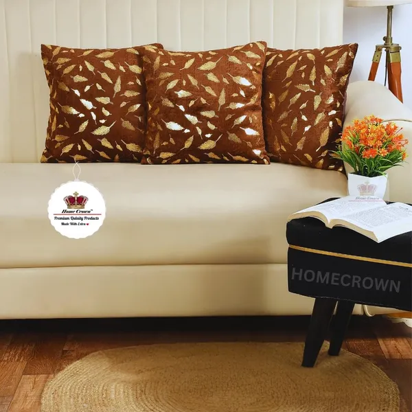 Set_Of_3_Brown_Velvet_Cushion_Covers_|_Feather_Soft_Faux_Fur_Covers_For_Sofa_&_Couch