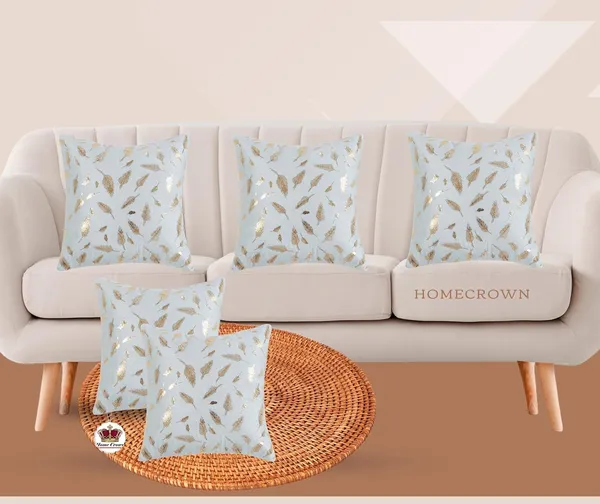 Set_Of_5_White_Soft_Velvet_Fabric_Feather_Print_Decorative_Faux_Fur_Cushion_Covers_For_Couch_Sofa_Bed