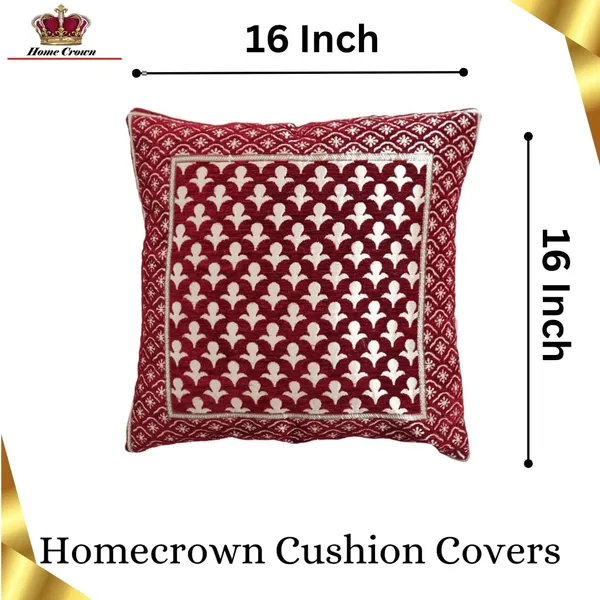 Set_Of_5_Red_Velvet_Cushion_Covers_Ethnic_Floral_Jaal_Decorative_Pillow_Covers_For_Sofa_Couch_Bed_And_Living_Room