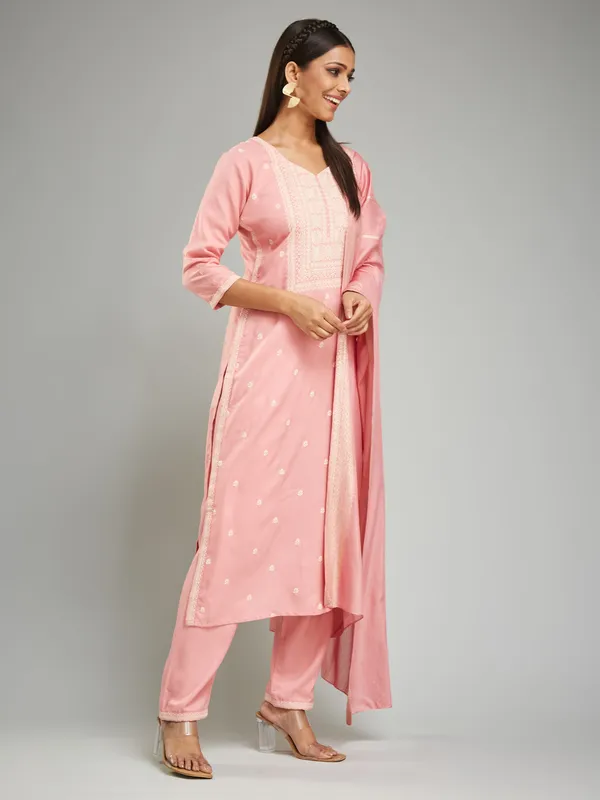 Pink_Fabric_Khari_Printed_Work_Kurta_Pant_And_Dupatta_Set