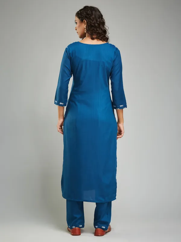 Blue_Fabric_Khari_Printed_Work_Kurta_Pant_And_Dupatta_Set