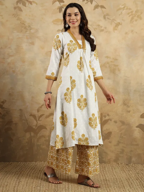 Mustard_Cotton_Blend_Fabric_Printed_Work_Straight_Cut_Kurta_Pant_And_Dupatta_Set