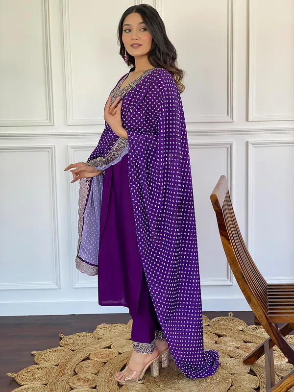 Purple_Embroide_Viscose_Fabric_Straight_Kurta_Pant_And_Dupatta_Set