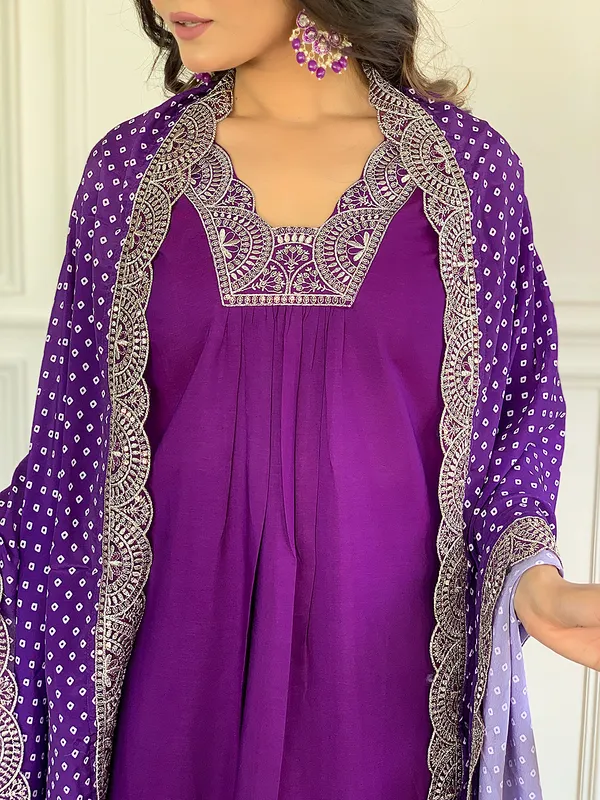 Purple_Embroide_Viscose_Fabric_Straight_Kurta_Pant_And_Dupatta_Set