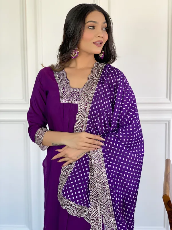 Purple_Embroide_Viscose_Fabric_Straight_Kurta_Pant_And_Dupatta_Set