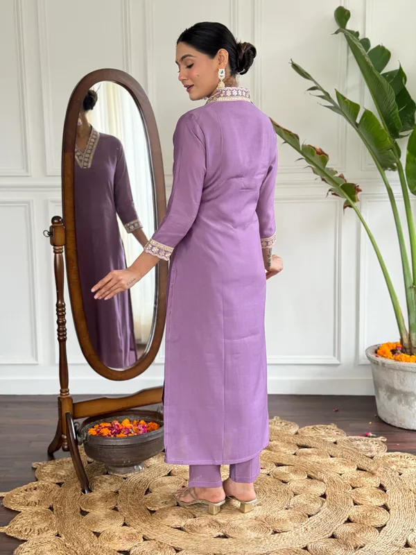 Purple_Viscose_Silk_Fabric_Work_Straight_Cut_Kurta_Pant_And_Dupatta_Set