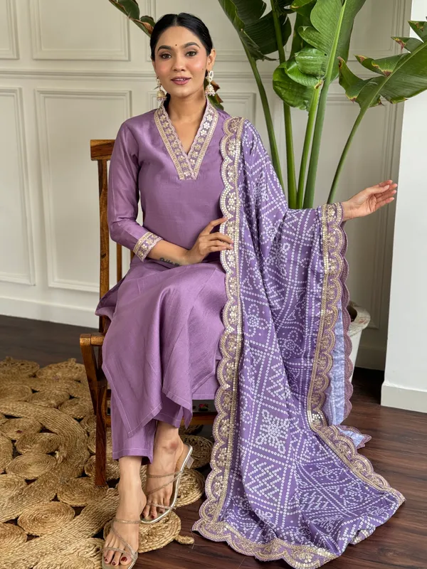 Purple_Viscose_Silk_Fabric_Work_Straight_Cut_Kurta_Pant_And_Dupatta_Set