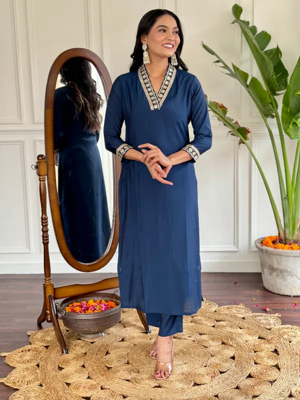 Blue_Viscose_Silk_Fabric_Work_Straight_Cut_Kurta_Pant_And_Dupatta_Set