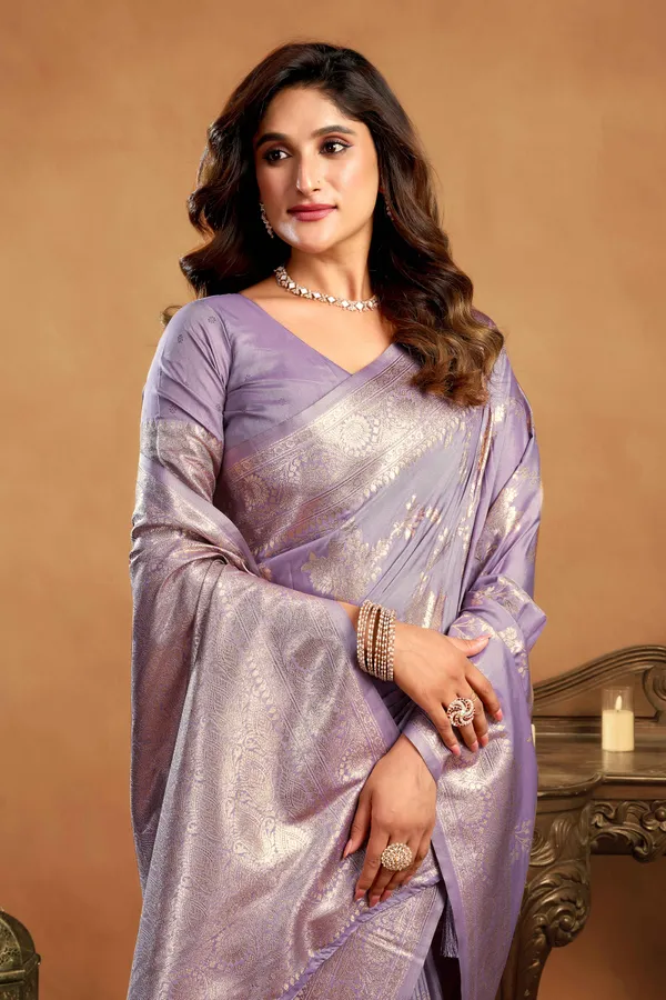 Lavender_Essence_Of_Tradition_Silk_Saree_With_Zhallar_And_Pastel_Shades