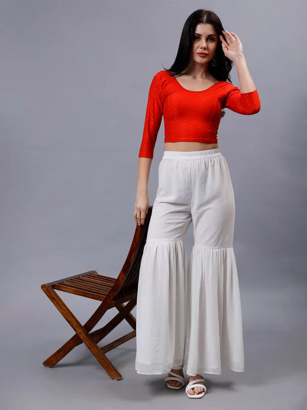Red_Plus_Size_Full_Sleeve_Blouse_For_Women