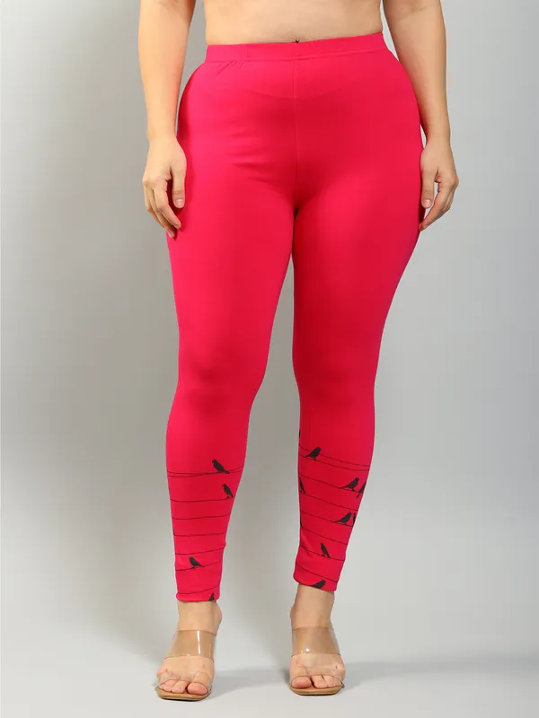 Pink_Solid_Plus_Size_Ankle_Length_Ethnic_Wear_Legging_For_Women