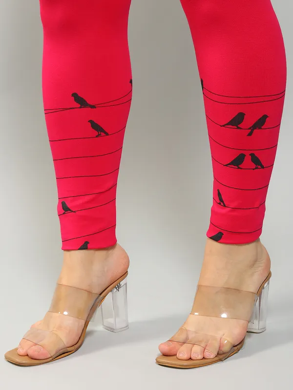 Pink_Solid_Plus_Size_Ankle_Length_Ethnic_Wear_Legging_For_Women