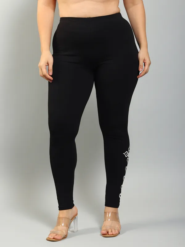 Black_Solid_Plus_Size_Ankle_Length_Ethnic_Wear_Legging_For_Women