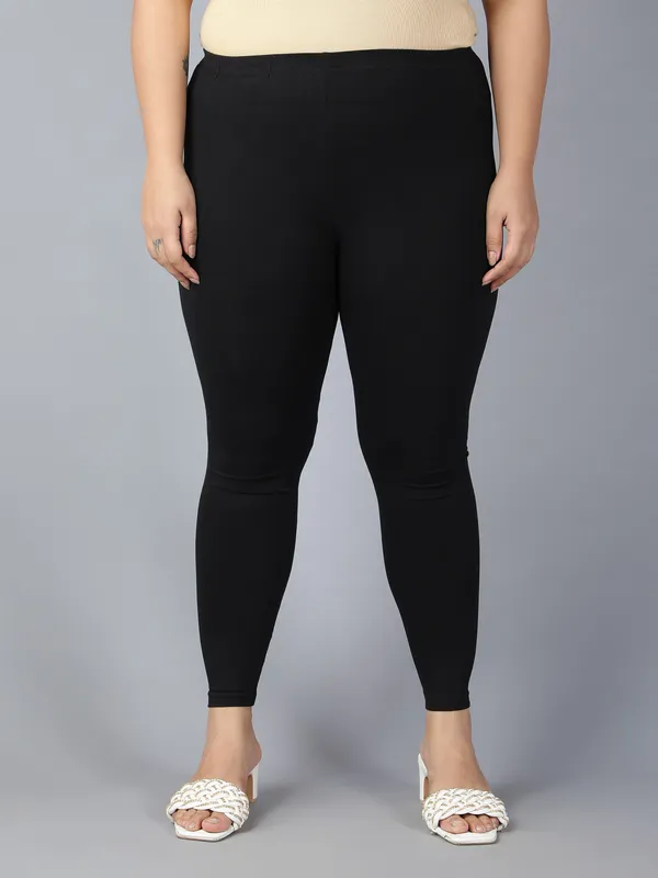 Black_Solid_Plus_Size_Ankle_Length_Ethnic_Wear_Legging_For_Women