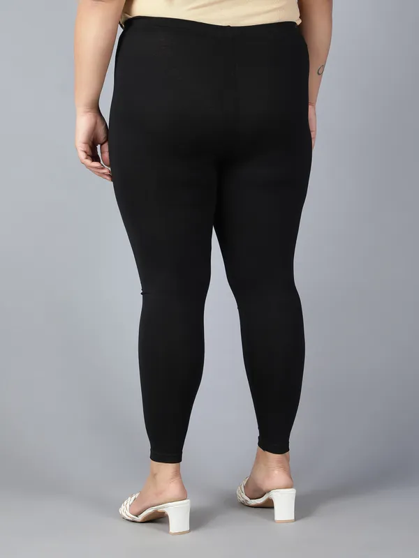 Black_Solid_Plus_Size_Ankle_Length_Ethnic_Wear_Legging_For_Women