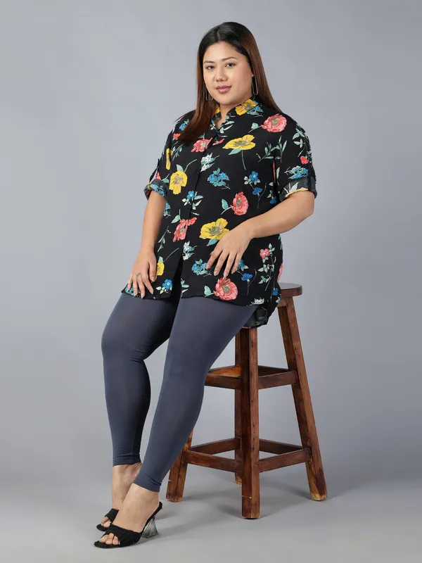 Grey_Solid_Plus_Size_Ankle_Length_Ethnic_Wear_Legging_For_Women