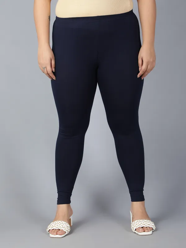 Navy_Blue_Solid_Plus_Size_Ankle_Length_Ethnic_Wear_Legging_For_Women