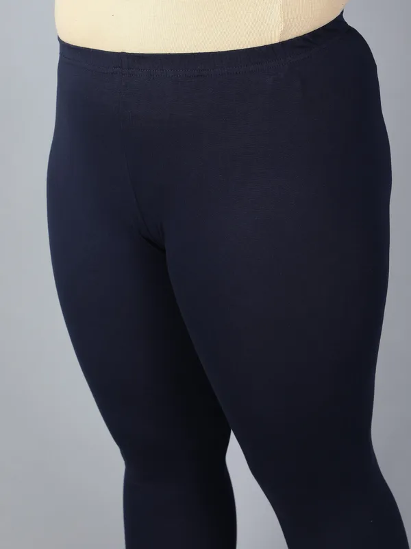 Navy_Blue_Solid_Plus_Size_Ankle_Length_Ethnic_Wear_Legging_For_Women